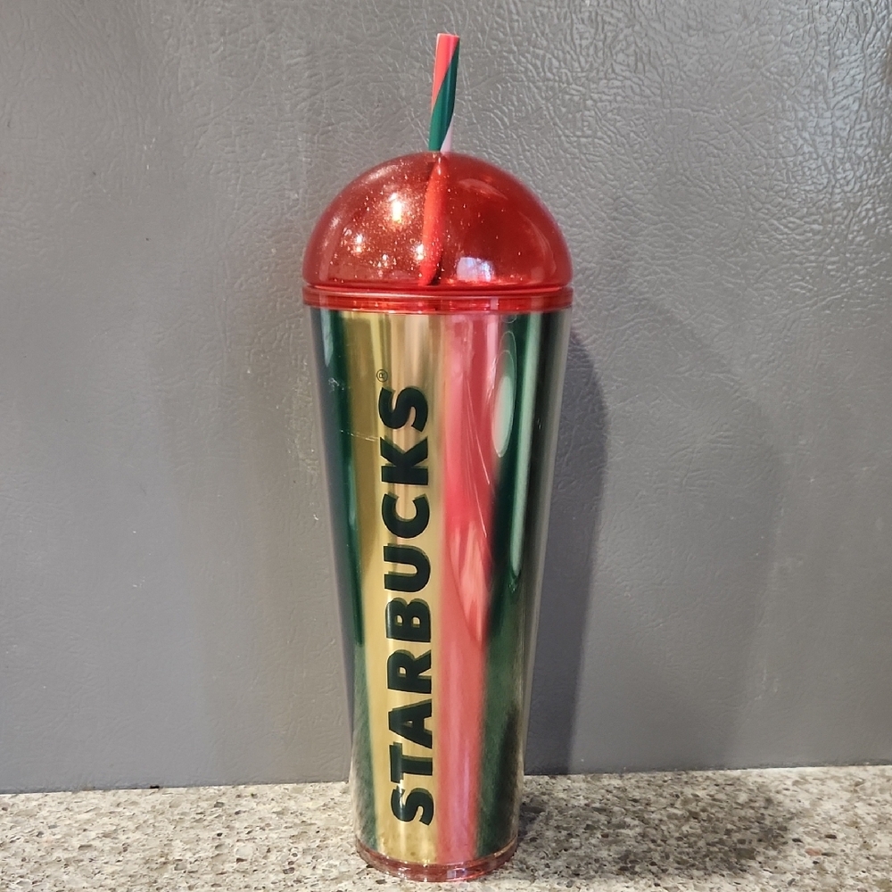 Starbucks Red and Green Tumbler
